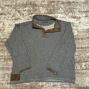 Southern Marsh Men's Medium Grey/Blue Pullover
